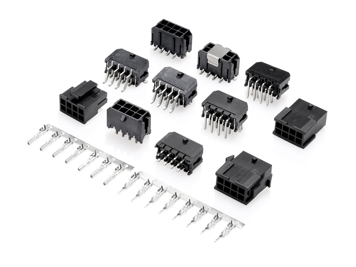 3025  Double Row Series 3.00mm Pitch (.118) Power Connectors